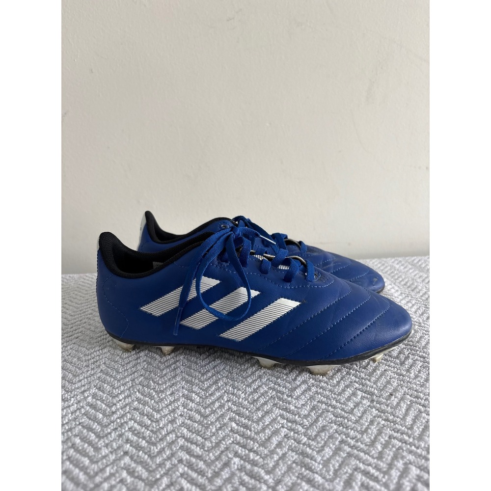 Adidas Copa Pure.4 FxG Kids Soccer Cleats Blue White GW4982 Size 5Y